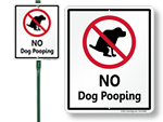 Dog Poop Signs - Keep your Lawn Poop Free with Curb Your Dog Signs