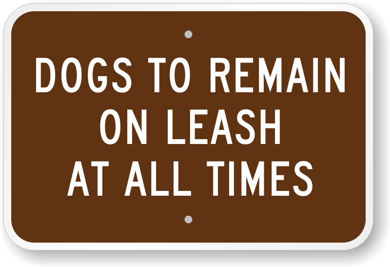 Dog Leash Signs | Dog Area Signs
