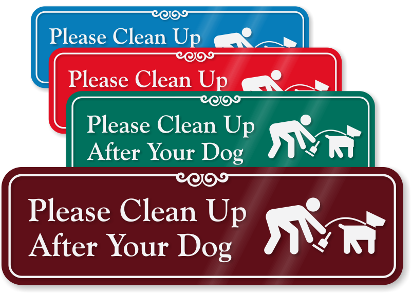 dog poop cleanup
