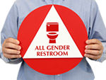 California All Gender Restroom Sign Kits