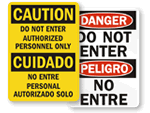 Bilingual Do Not Enter