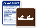 Canoe Signs | Kayak Signs