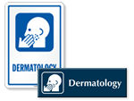 Dermatology Door Signs