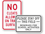 Field Safety Signs