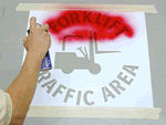 Forklift Safety Stencils