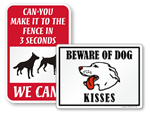 Funny Beware of Dog Signs
