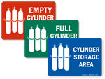 Gas Cylinder Signs