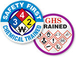 Right to Know Trained Hard Hat Stickers