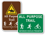 Hiking Trail Signs