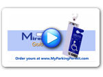 Mirror Tag Gold Holder with Hard Plastic