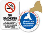 new york no smoking signs