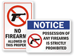 Wisconsin Concealed Gun Signs