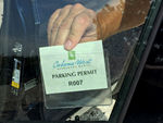 Parking Permit Decal Holder for Windshield