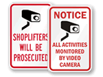 Retail Security Door Signs