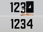 Self Aligning Numbers and Letters