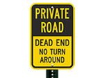 Traditional Private Road Signs