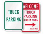 Truck Parking Signs