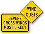 Wind Warning Signs