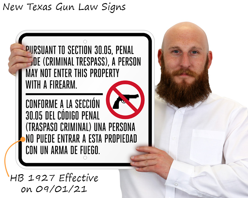 Texas Gun Signs