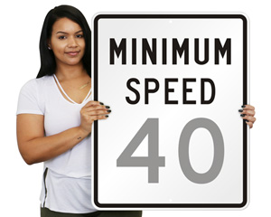 Speed Limit 40Mph Sign