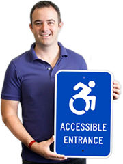 Updated Accessible Entrance Signs