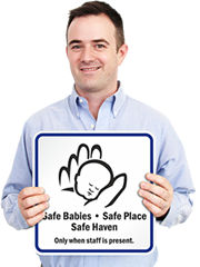 Baby Safe Haven Signs