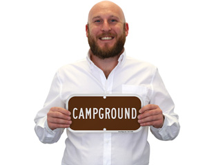 Campsite Campground Sign