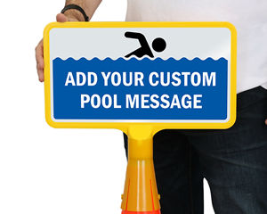 Cone boss Custom Pool Signs