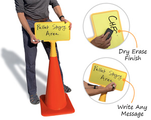Create your own custom cone sign