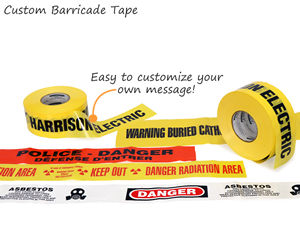 Custom Barricade Tape