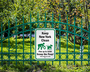 Keep New York Clean Sign