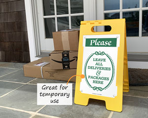 FloorBoss Package Delivery Signs
