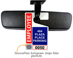 Hologram parking permits