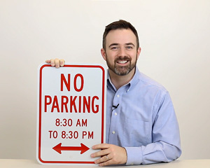 No Parking Time Limit Sign