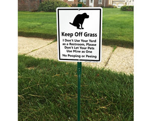 LawnBoss® Dog Poop Sign