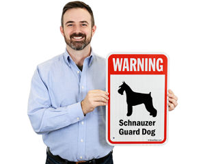 schnauzer dog breed warning signs
