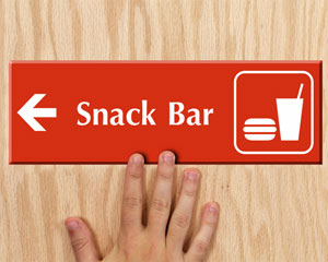Snack Bar Sign