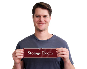 Storage Room Designer Room Sign