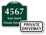Looking for Private Driveway Signs?