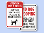 Humorous Dog Poop Signs