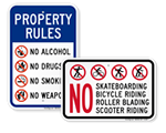 In Stock Rules Signs