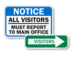 In Stock Visitor Signs