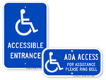 Looking for ADA Accessible Entrance Signs?