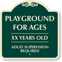 Playground For Ages Custom Playground Sign