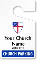 Personalized Church Parking Permit Standard Size