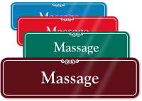 Massage ShowCase Wall Sign