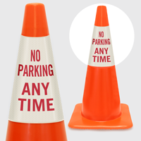 No Parking Any Time Cone Collar