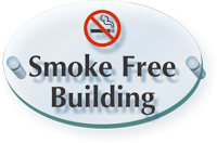 Smoke Free Building Acrylic Sign