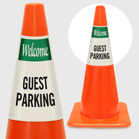 Welcome Guest Parking Cone Collar