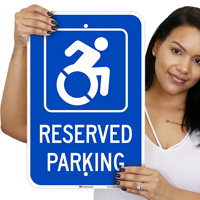 Michigan Reserved Accessible Parking Signs